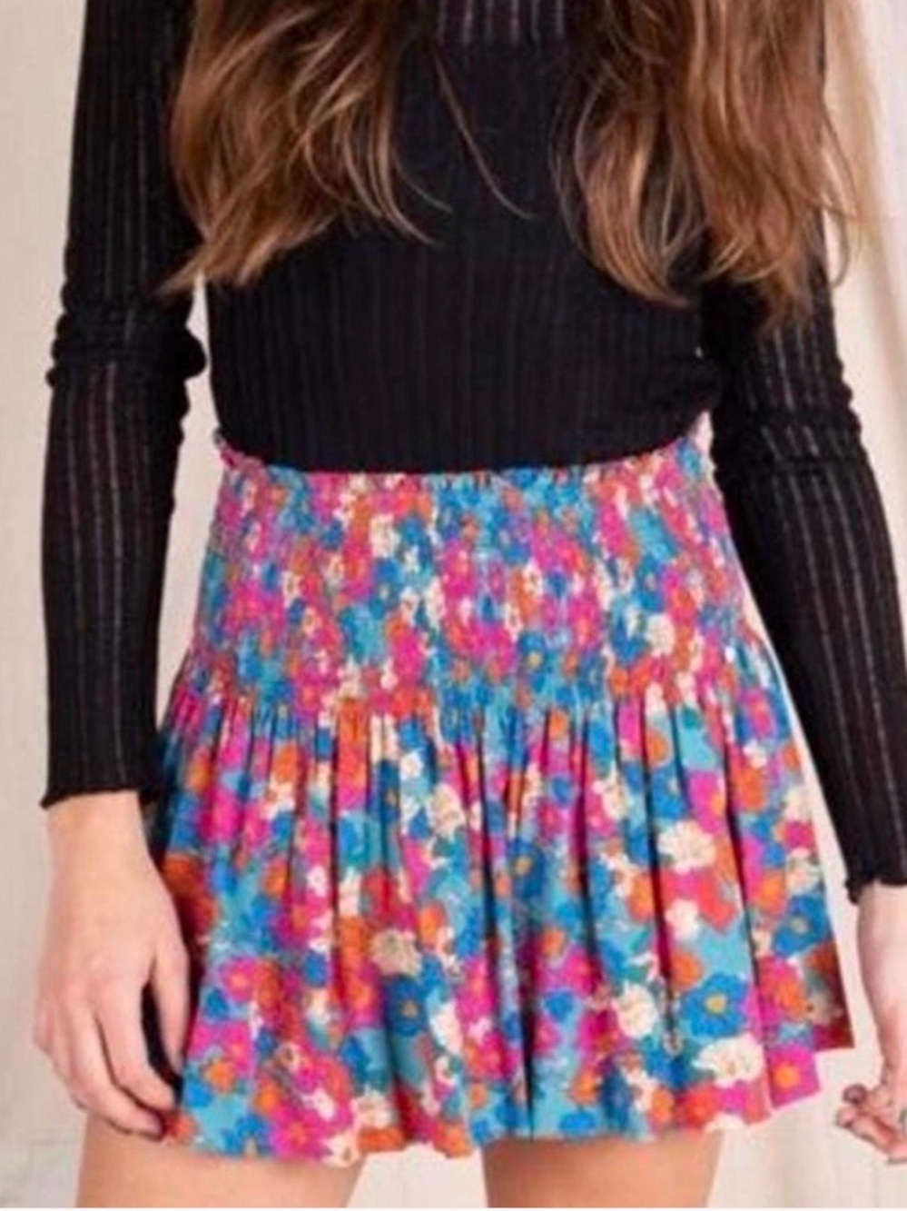 Natural Life Floral Flowy Shorts Size XSmall Multi Colored